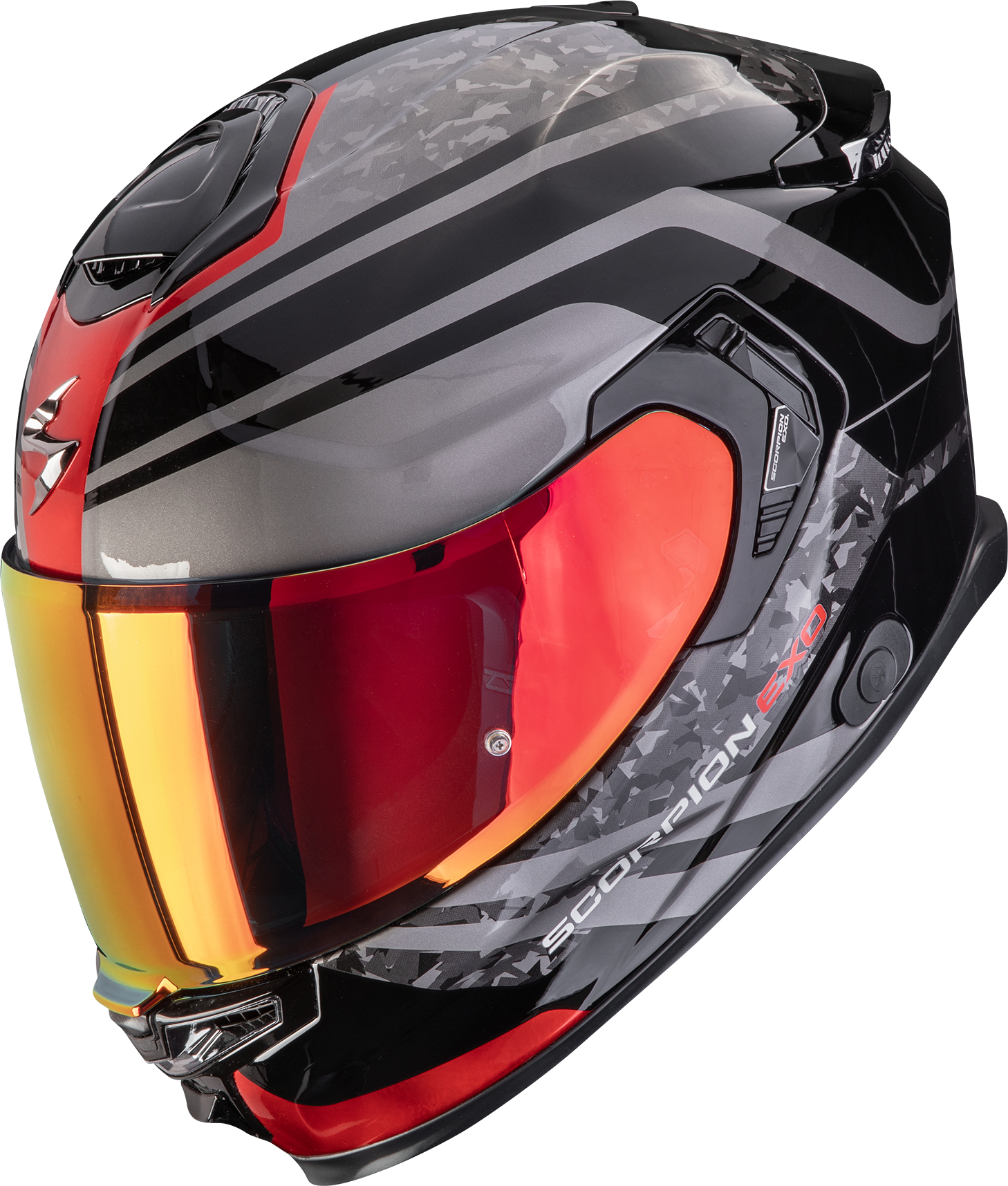 Casque intégral SCORPION EXO-GT SP Air Arten Noir-Rouge