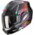 Systeemhelm SCORPION EXO-Tech Evo Carbon Cad Zwart-Rood