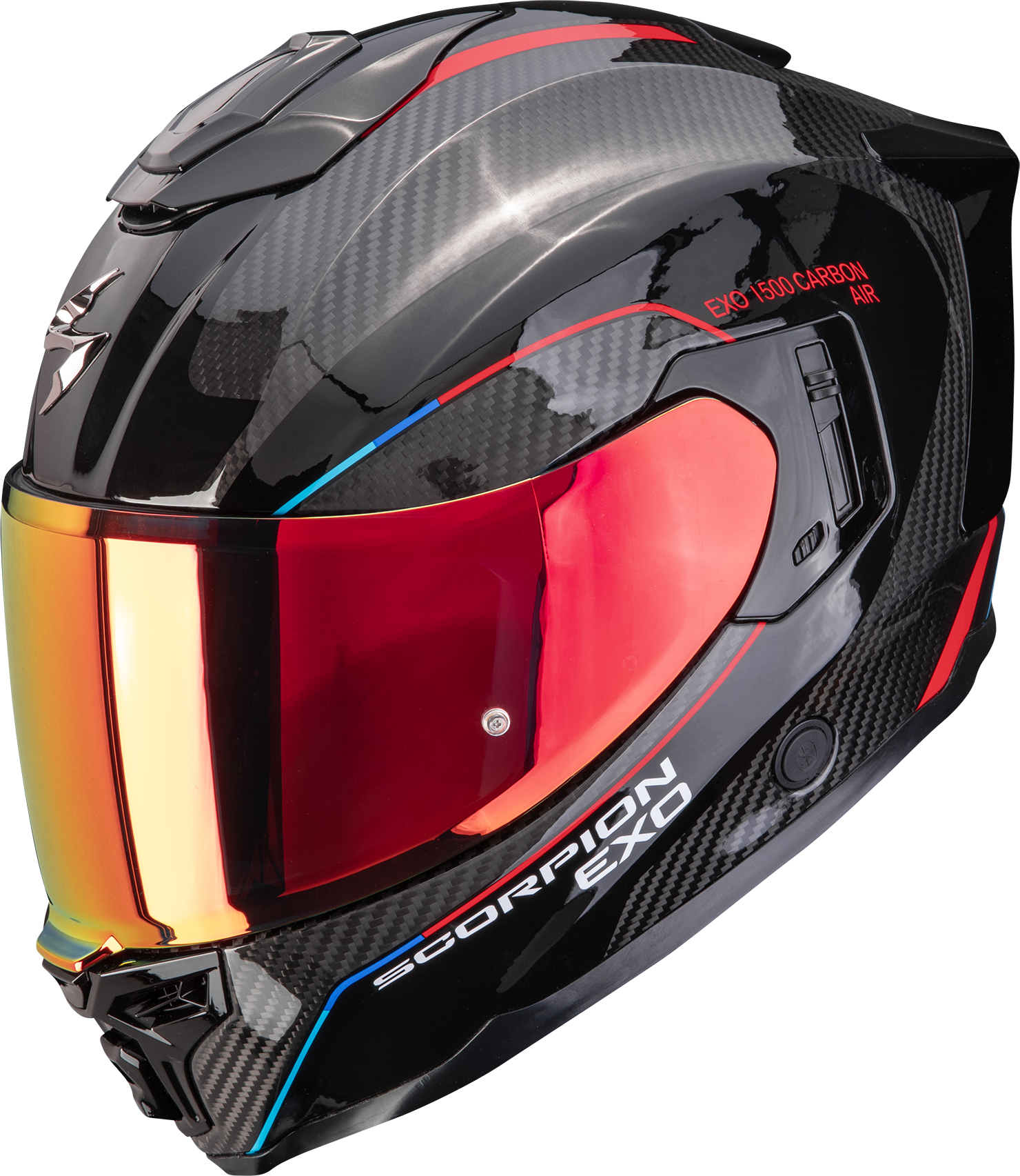 Integraalhelm SCORPION EXO-1500 Carbon Air Mundi Zwart-Rood