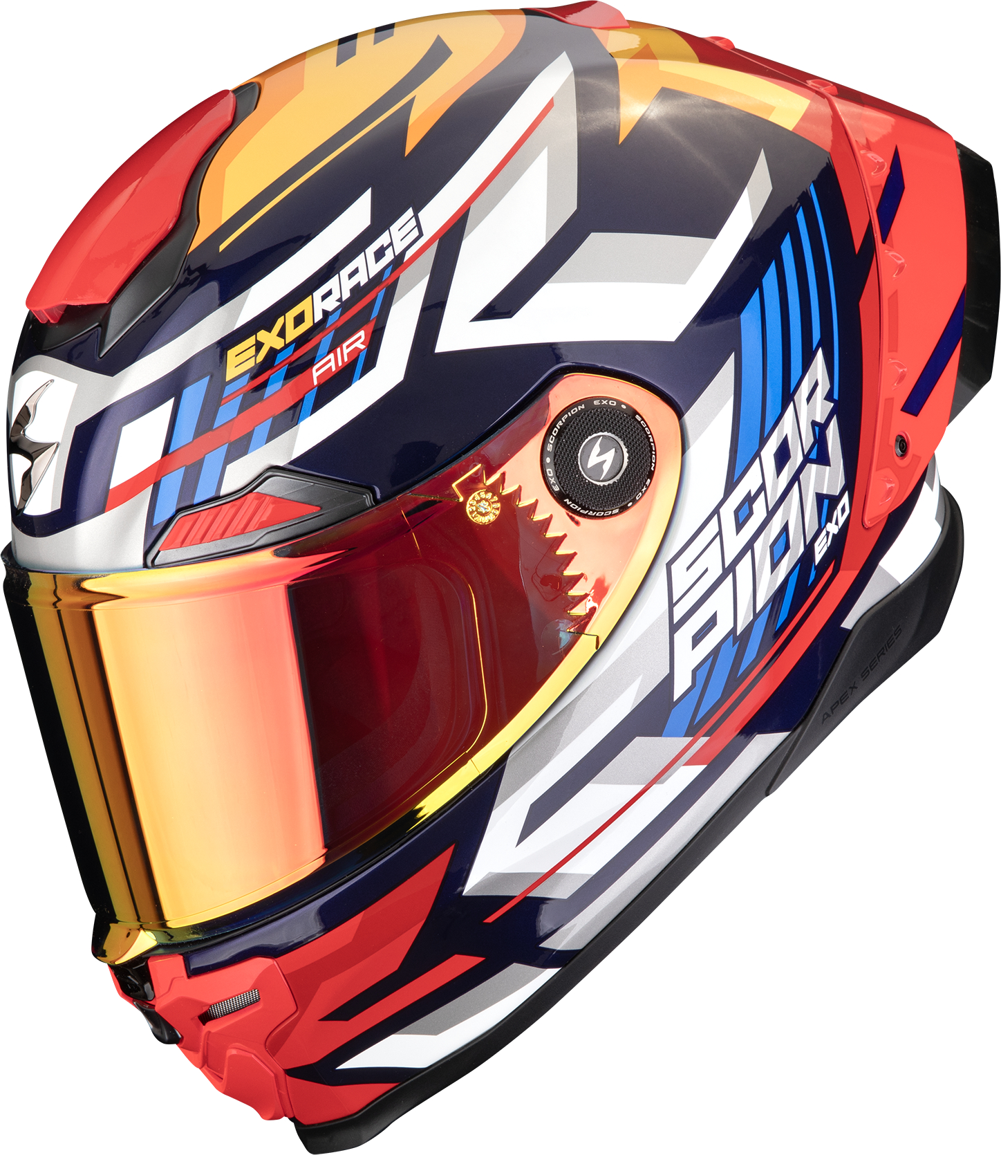 SCORPION EXO-Race Air Kobra Blue-Yellow-Red