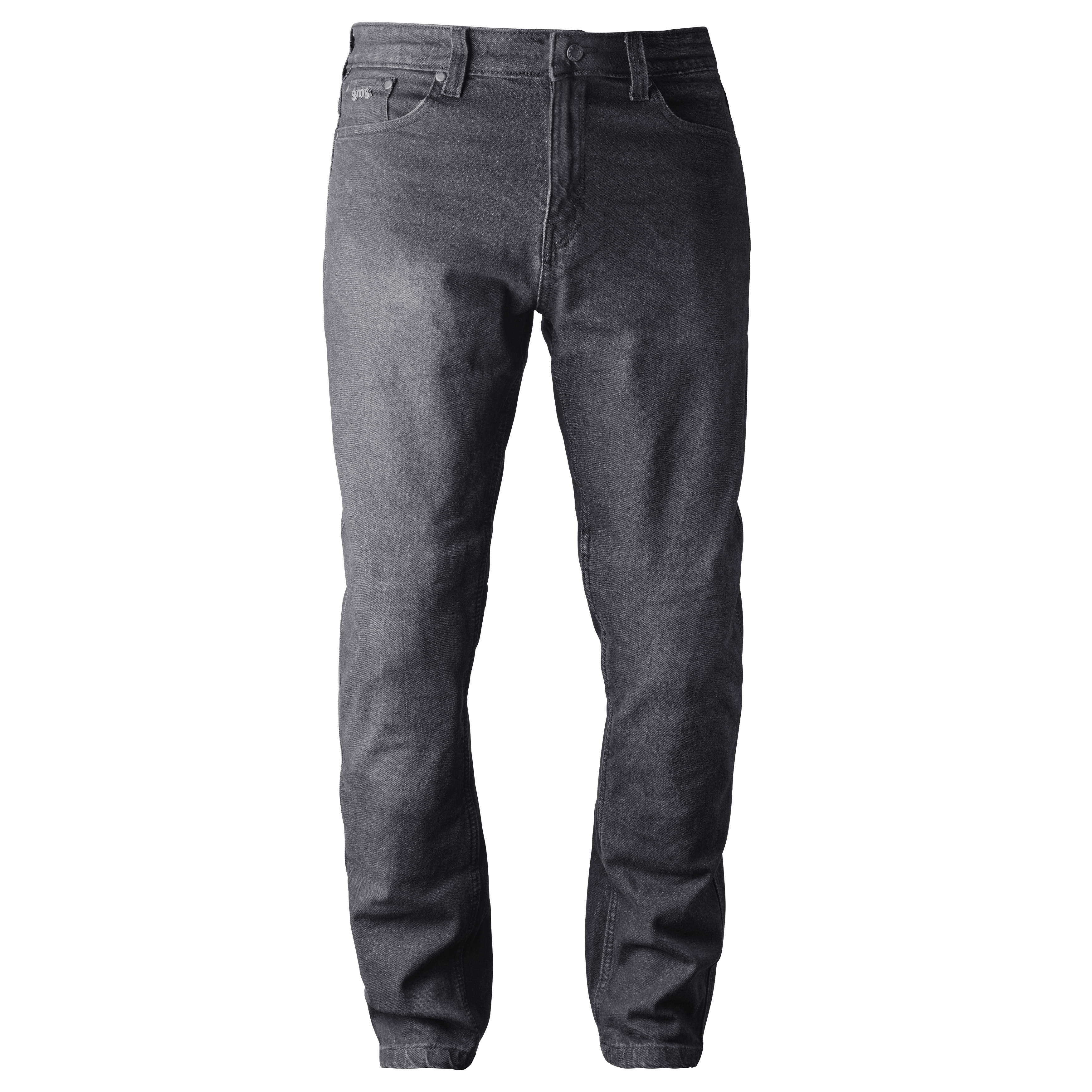 Jeans moto hommes GMS Atlanta Regular Noir longueur 32