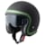 Jet helmet GMS Ride Matt black - Green