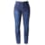 Jeans moto femmes GMS Atlanta Slim Lady Bleu foncé longueur 30