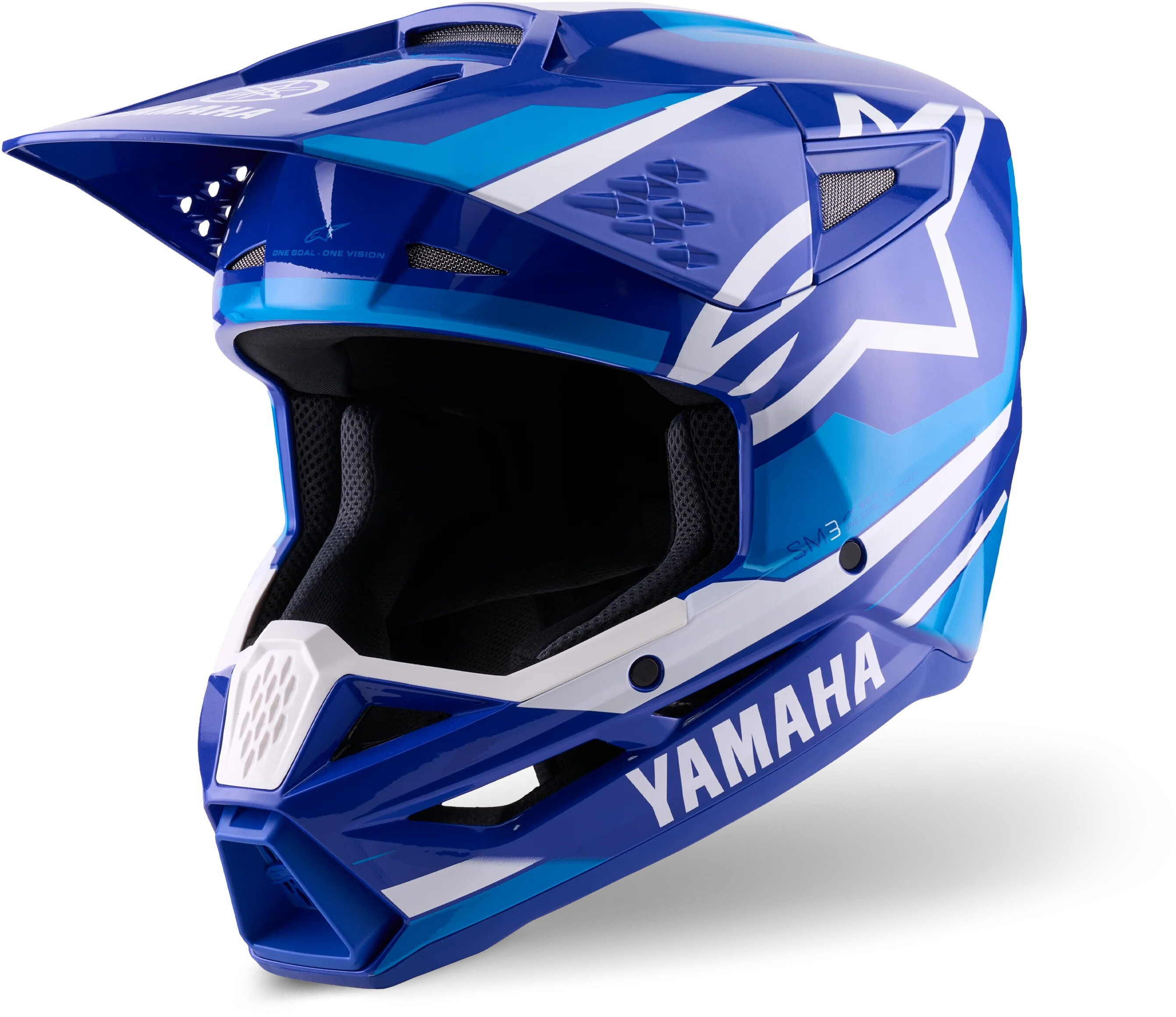 ALPINESTARS S-M3 Yamaha Blauw-Wit