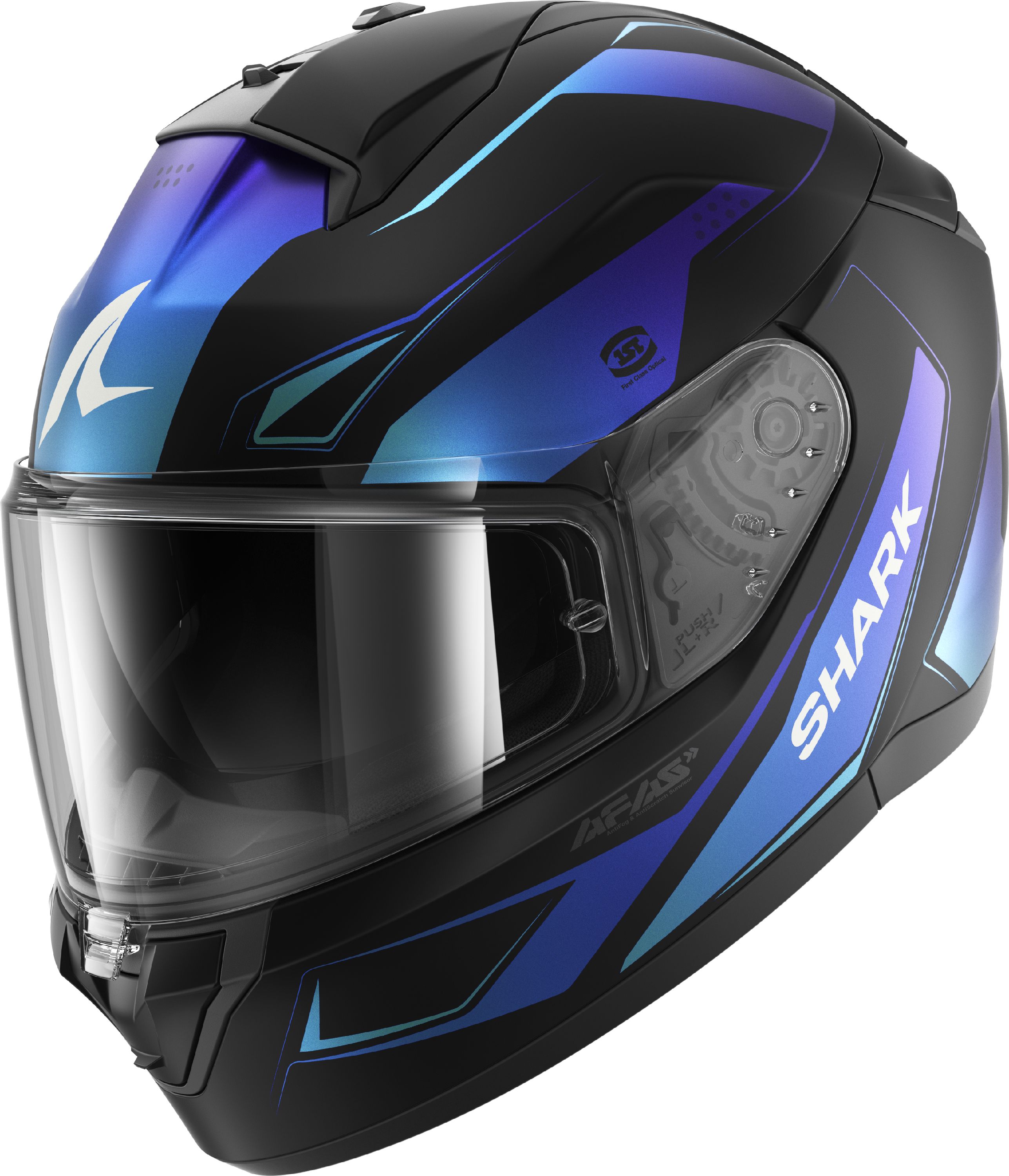 SHARK Ridill 2 Mekarium Matt Black-Blue-Blue KBB