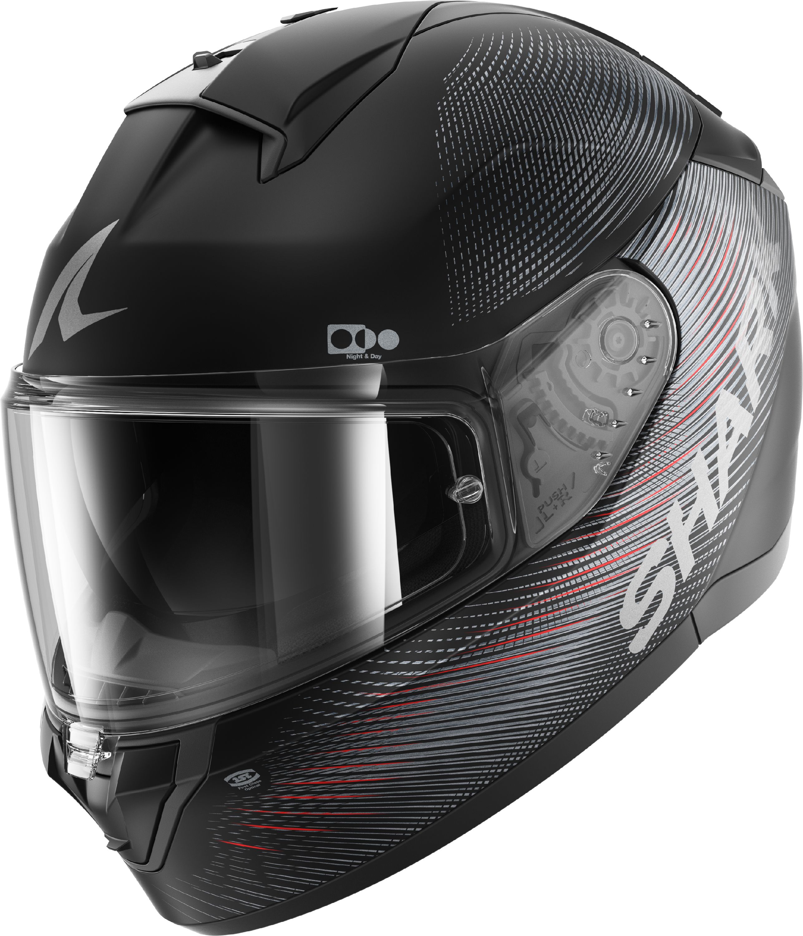 Full-face helmet SHARK Ridill 2 SP Lyne Matt Black-Anthracite-Anthracite KAA