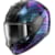 Casque intégral SHARK Ridill 2 Reptaia Lady Noir-Violet-Glitter KVX