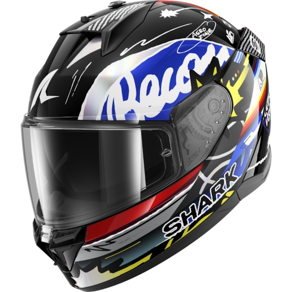 SHARK D Skwal 3 Streetrush Noir Bleu Chrome KBU Casque Moto Int gral shark-d-skwal-3-streetrush-noir-bleu-chrome-kbu-casque-moto-int-gral