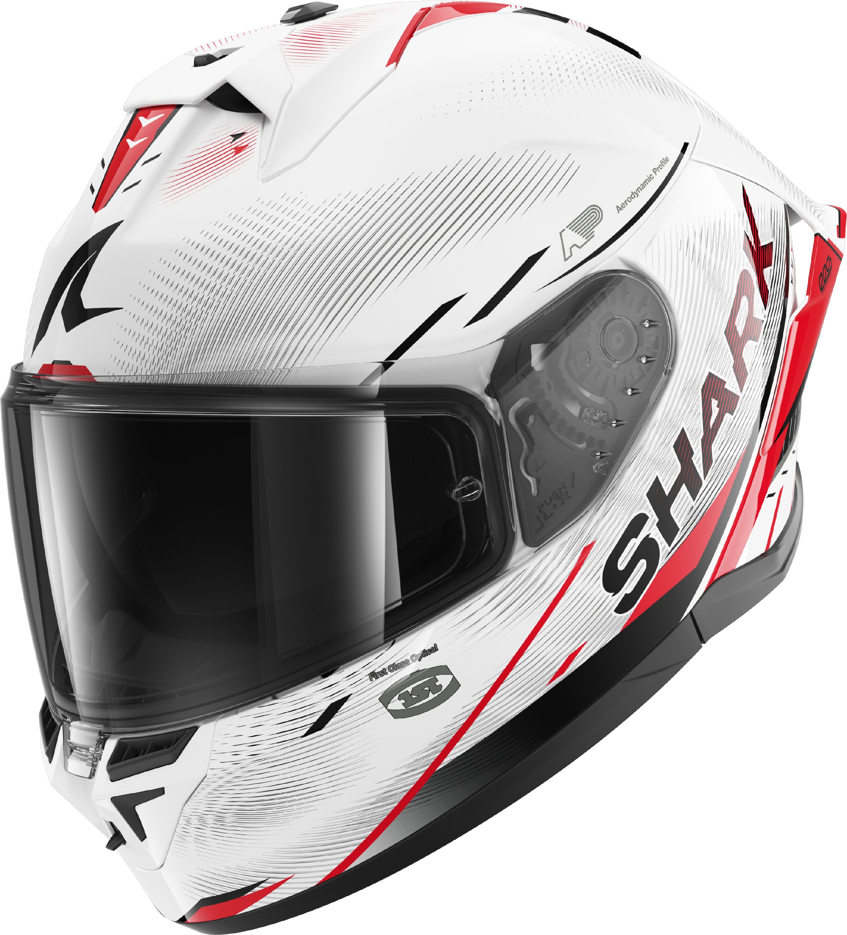 SHARK Skwal Cup Speed-Tech Blanc-Rouge-Noir WRK