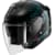 Jet helmet SHARK Skwal Reptaia Lady Black-Violet-Glitter KVX