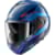 Casque modulable SHARK OXO Mekarium Bleu-Chrome-Orange BUO