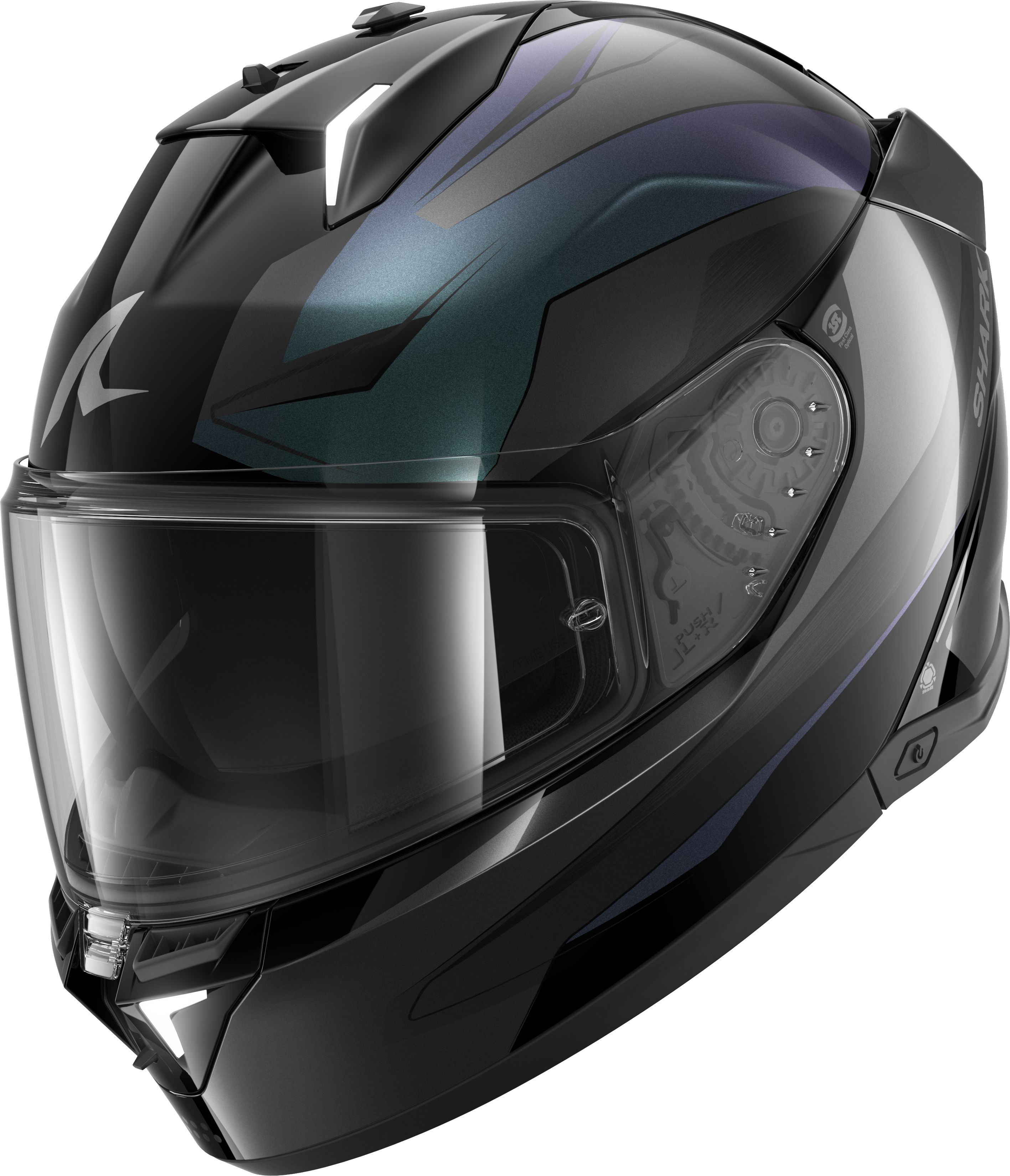 Full-face helmet SHARK Skwal i3 Mekarium Black-Cameleon-Anthracite KXA