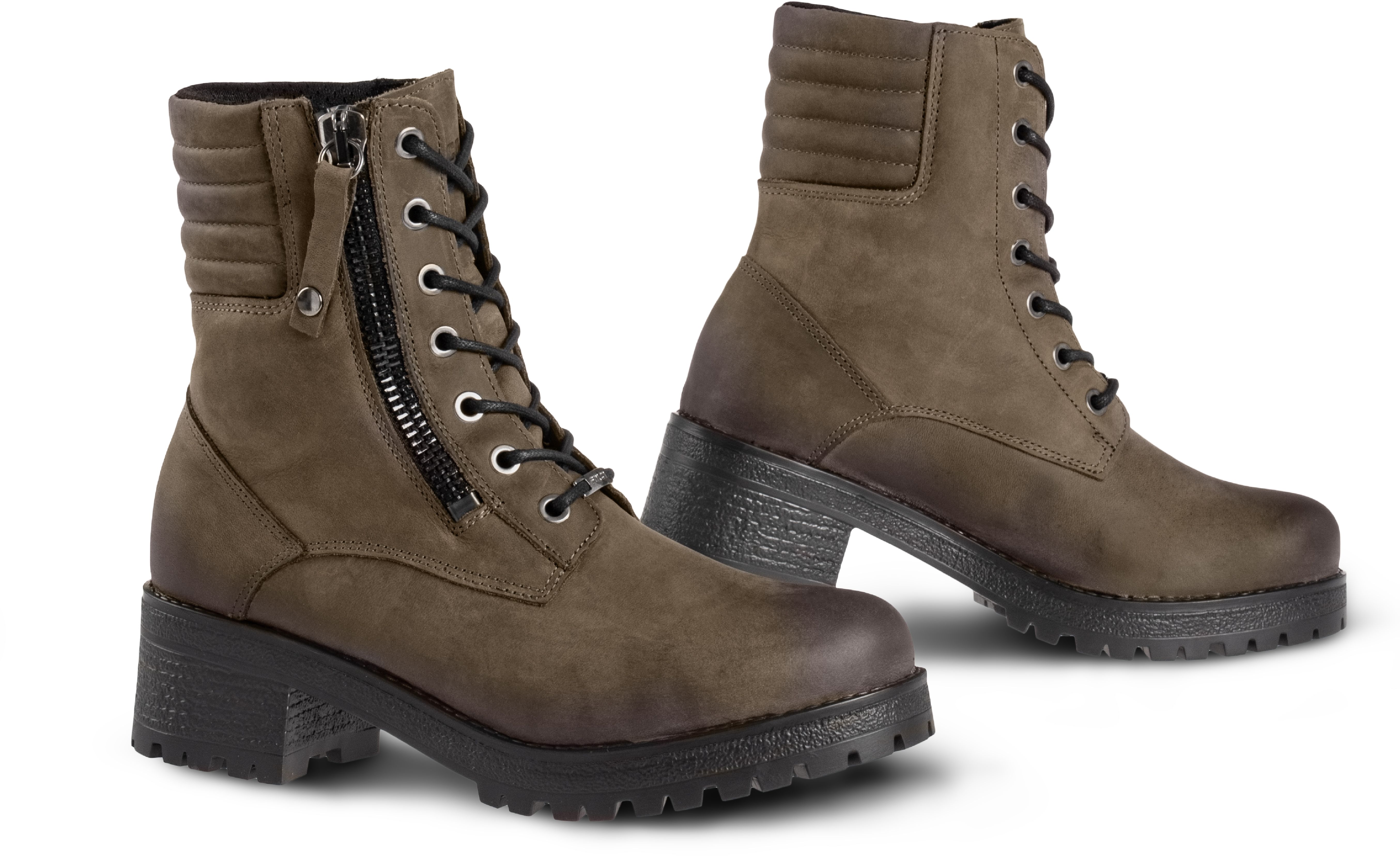 Women's motorcycle shoes GIANNI FALCO Misty 2 Army Green