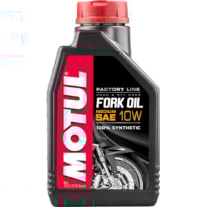 Voorvork en schokdemperolie MOTUL Voorvorkolie 10W synthetisch factory line 1 liter