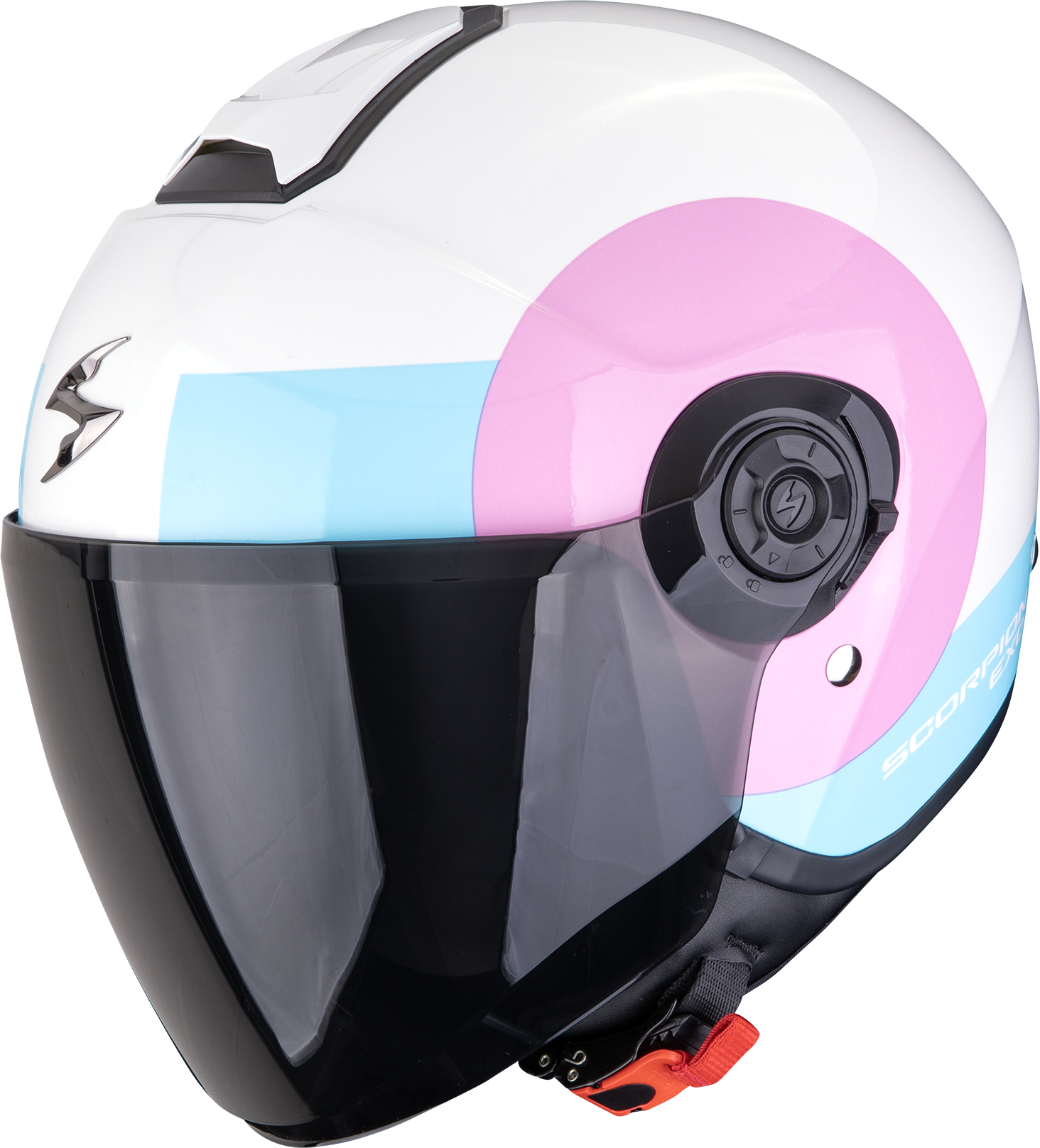 SCORPION EXO-City II Sheer White-Pink-Light Blue