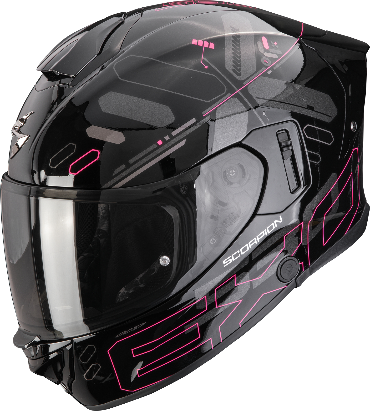 Casque intégral SCORPION EXO-530 Air Fond Noir-Rose