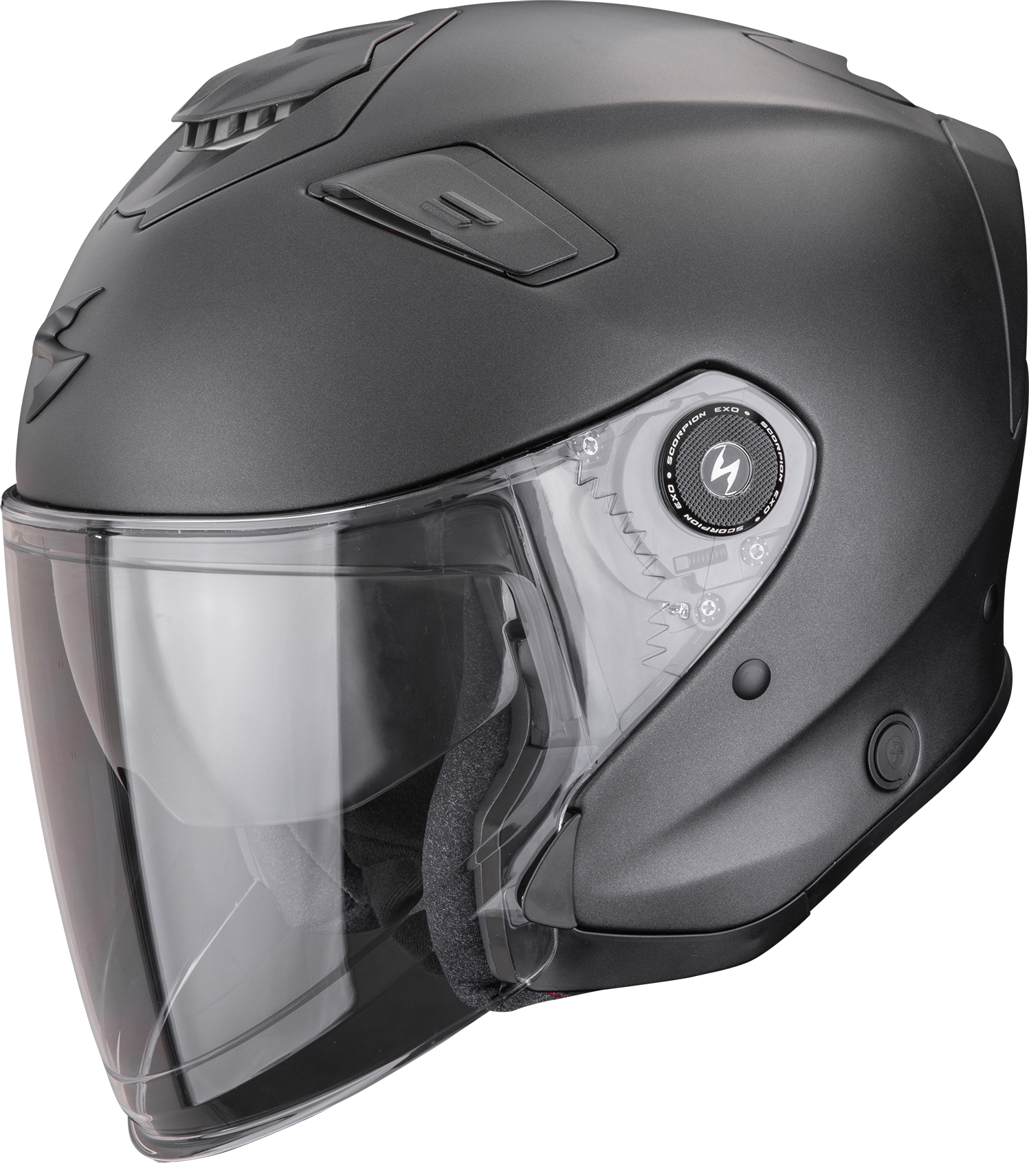 SCORPION EXO-GT Jet Solid Mat Noir perlé