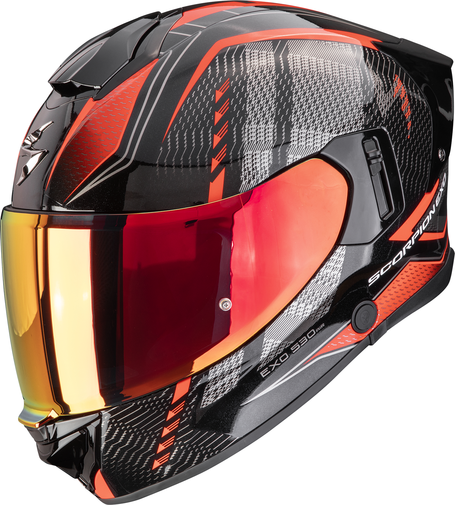 Full-face helmet SCORPION EXO-530 Air Theras Metallic Black-Red