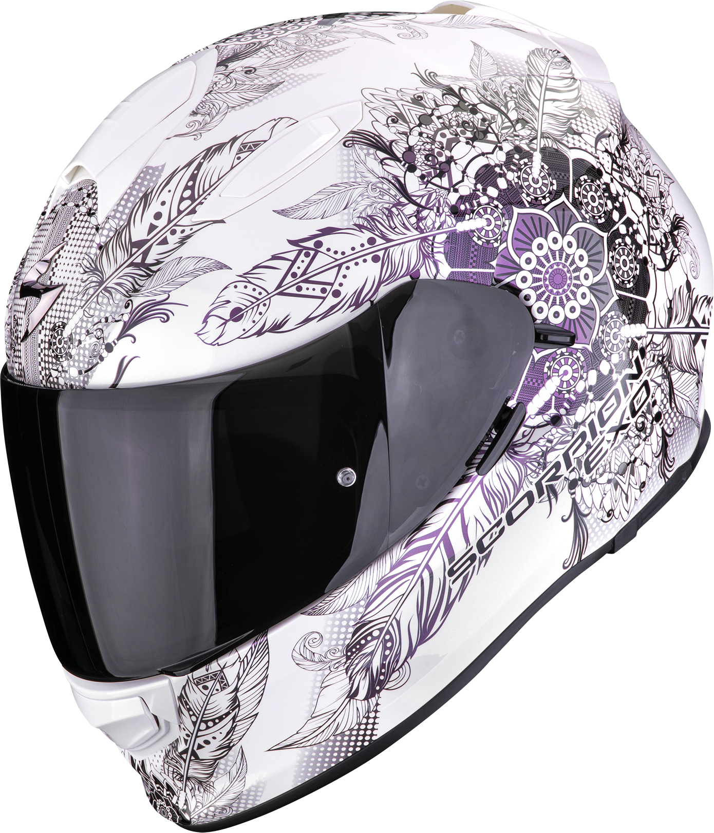 Casque intégral SCORPION EXO-491 Dream Blanc-caméléon