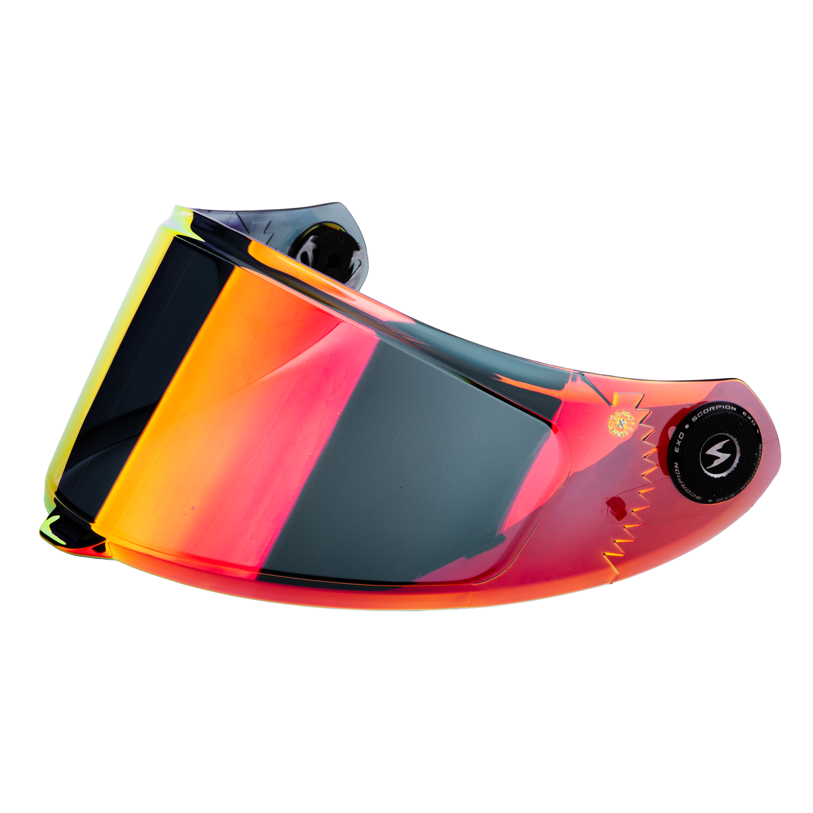 SCORPION Visière EXO-Race Air (KDS-F-04) Iridium Rouge