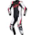 1-delig motorpak ALPINESTARS Missile V3 1PC Suit Zwart-Wit-Rood Fluo