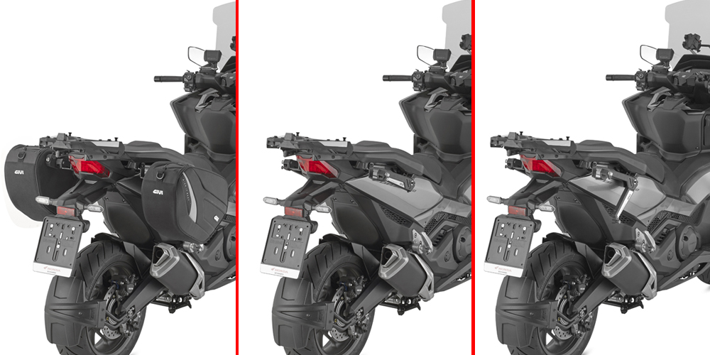 Fixations spécifiques pour votre moto GIVI STL - Stealth Supports sacoches latérales G+D STL1188