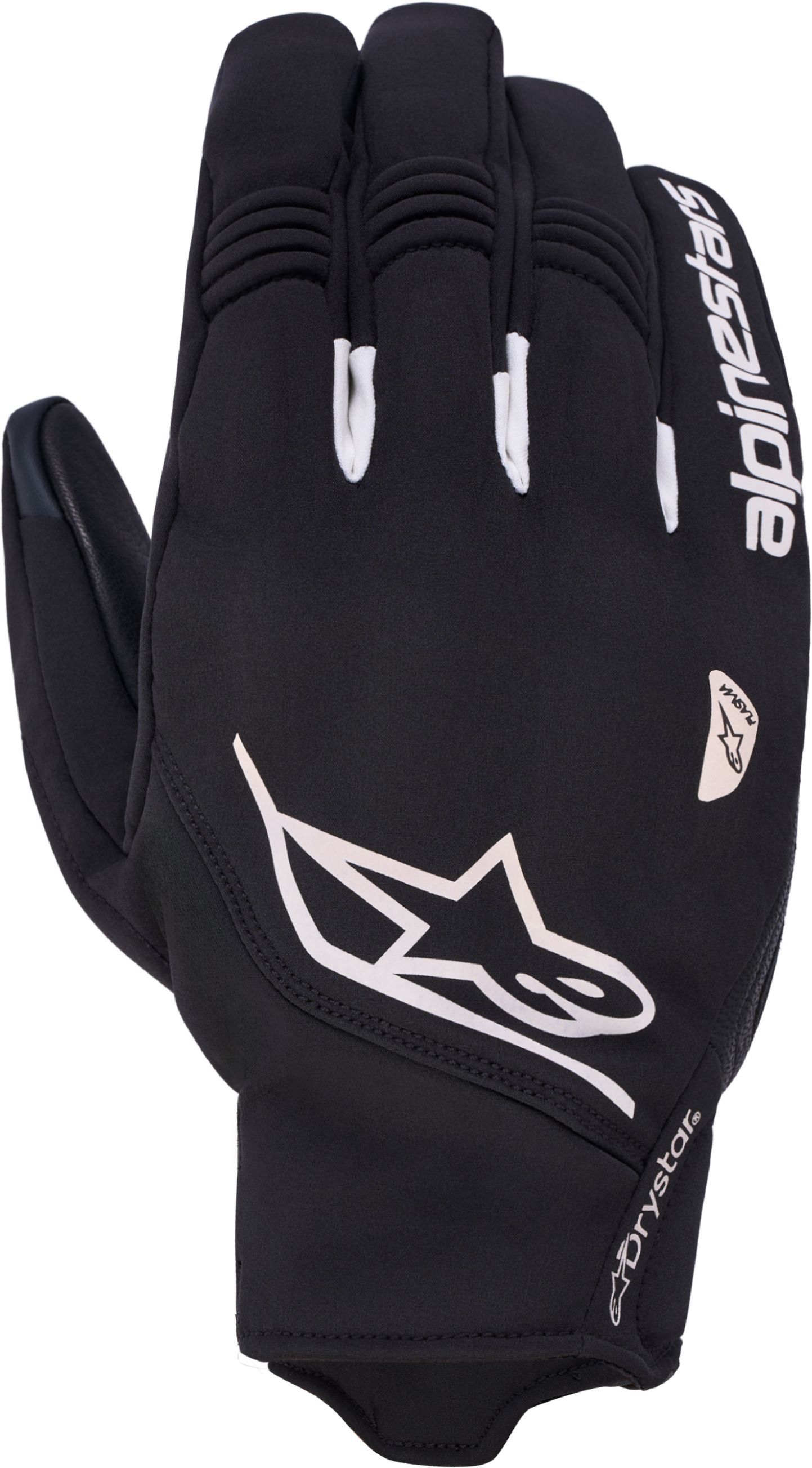 Men's mid-season gloves ALPINESTARS Faster V3 Plasma Drystar Black-White