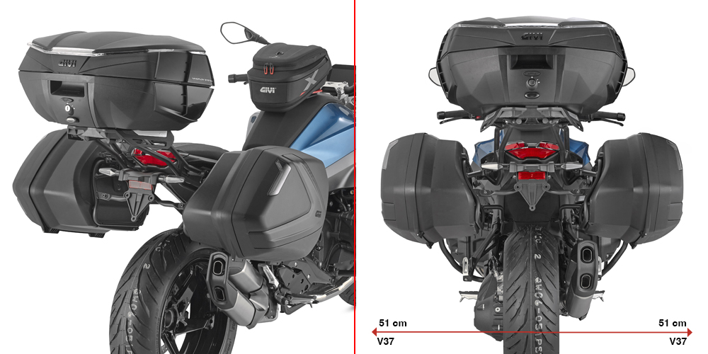 GIVI PLX - Side case holders for V35 or V37 cases PLX5152