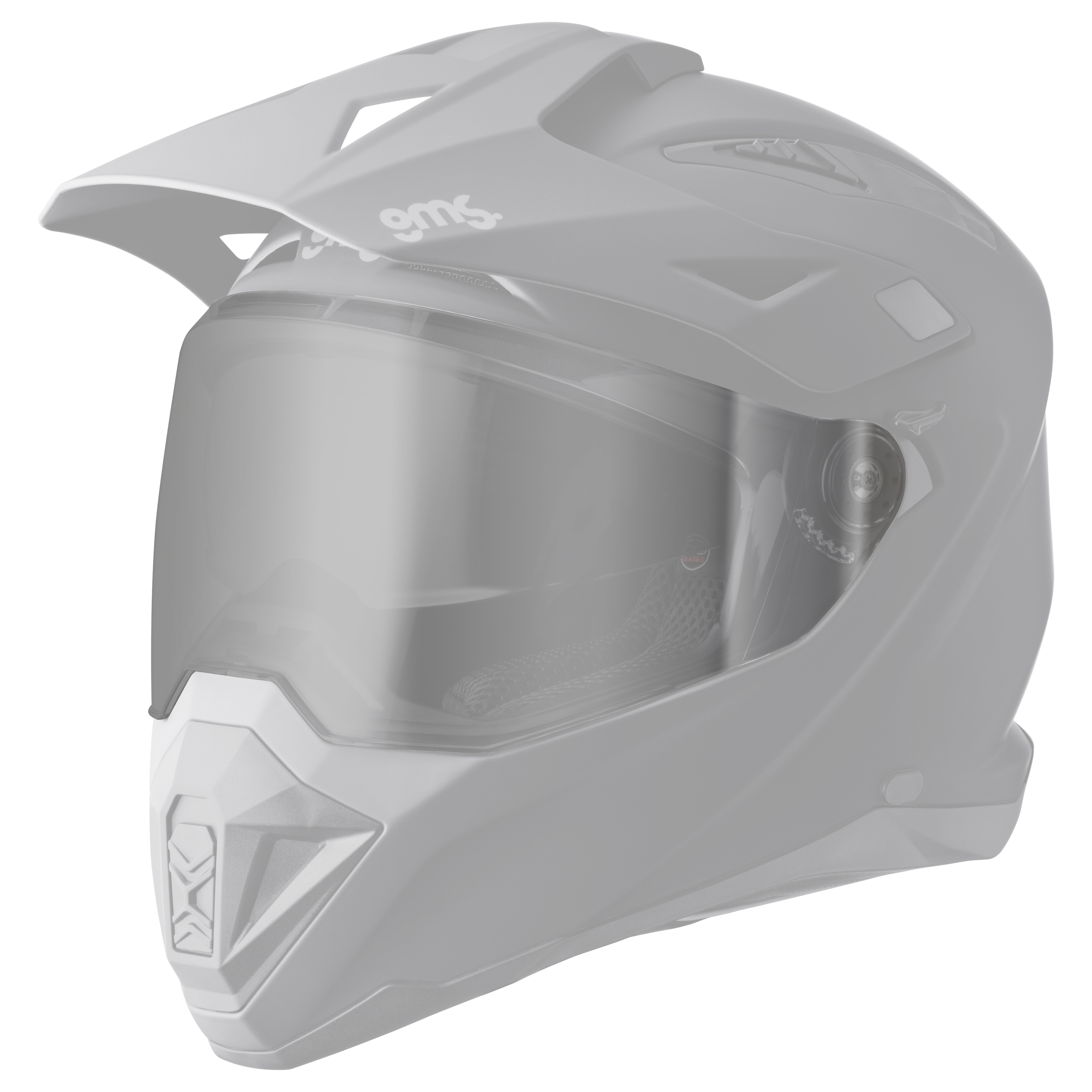 GMS Adventus visor Pinlock prepaired Silver