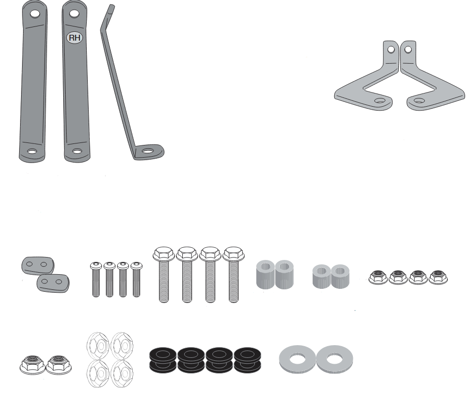 GIVI Bevestigingskit windscherm A6130A