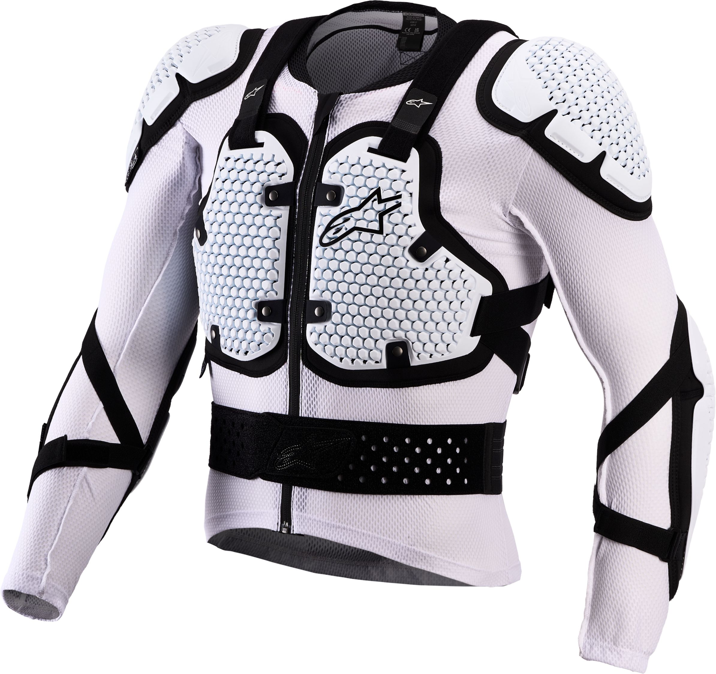 Protectorharnas ALPINESTARS Protectorjas Bionic Action V3 Wit-Zwart