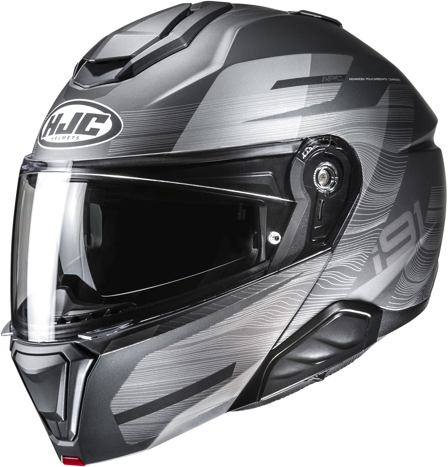 Systeemhelm HJC i91 Dusk Zwart - Grijs