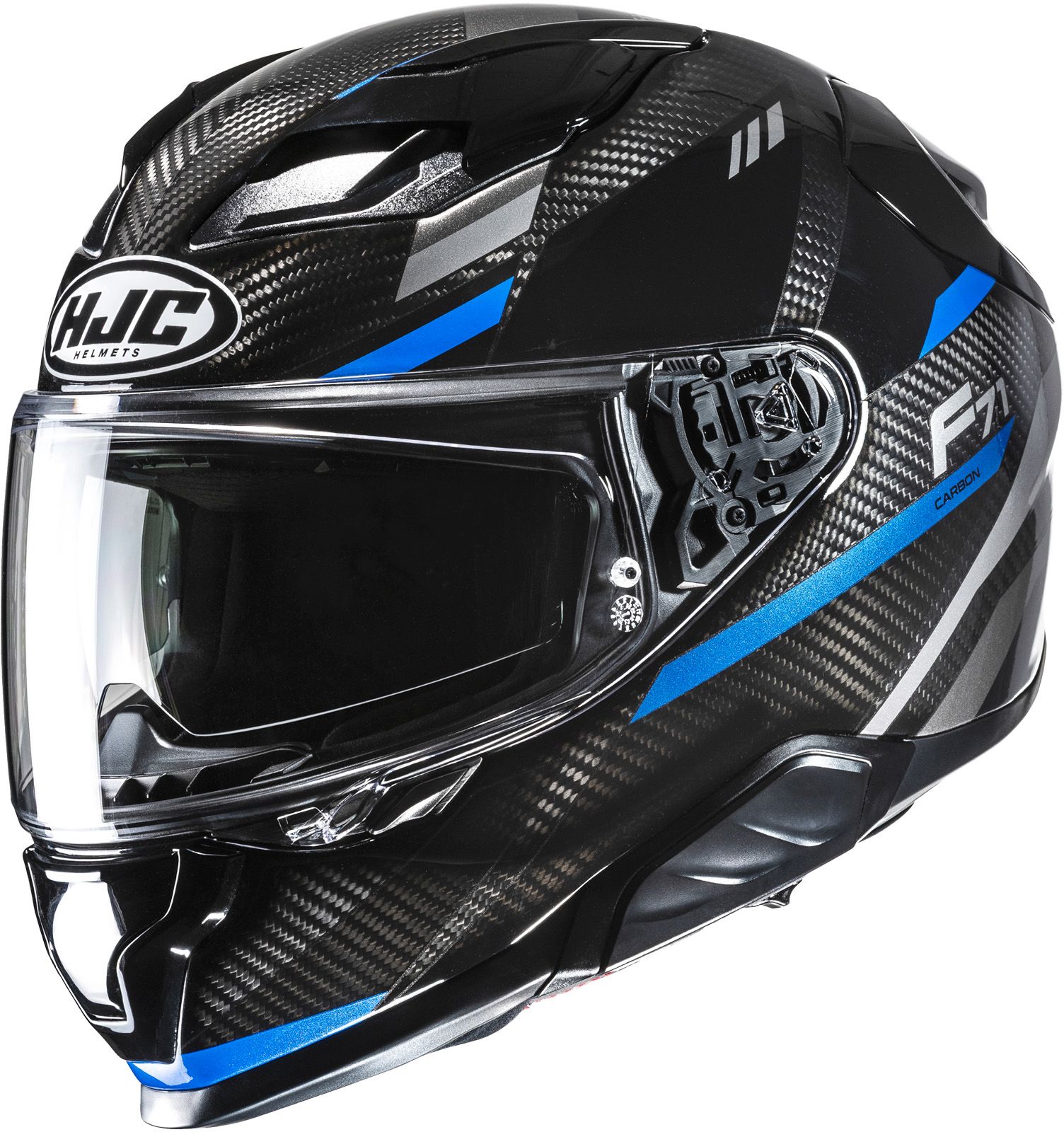 Integraalhelm HJC F71 Carbon Esira Zwart - Blauw