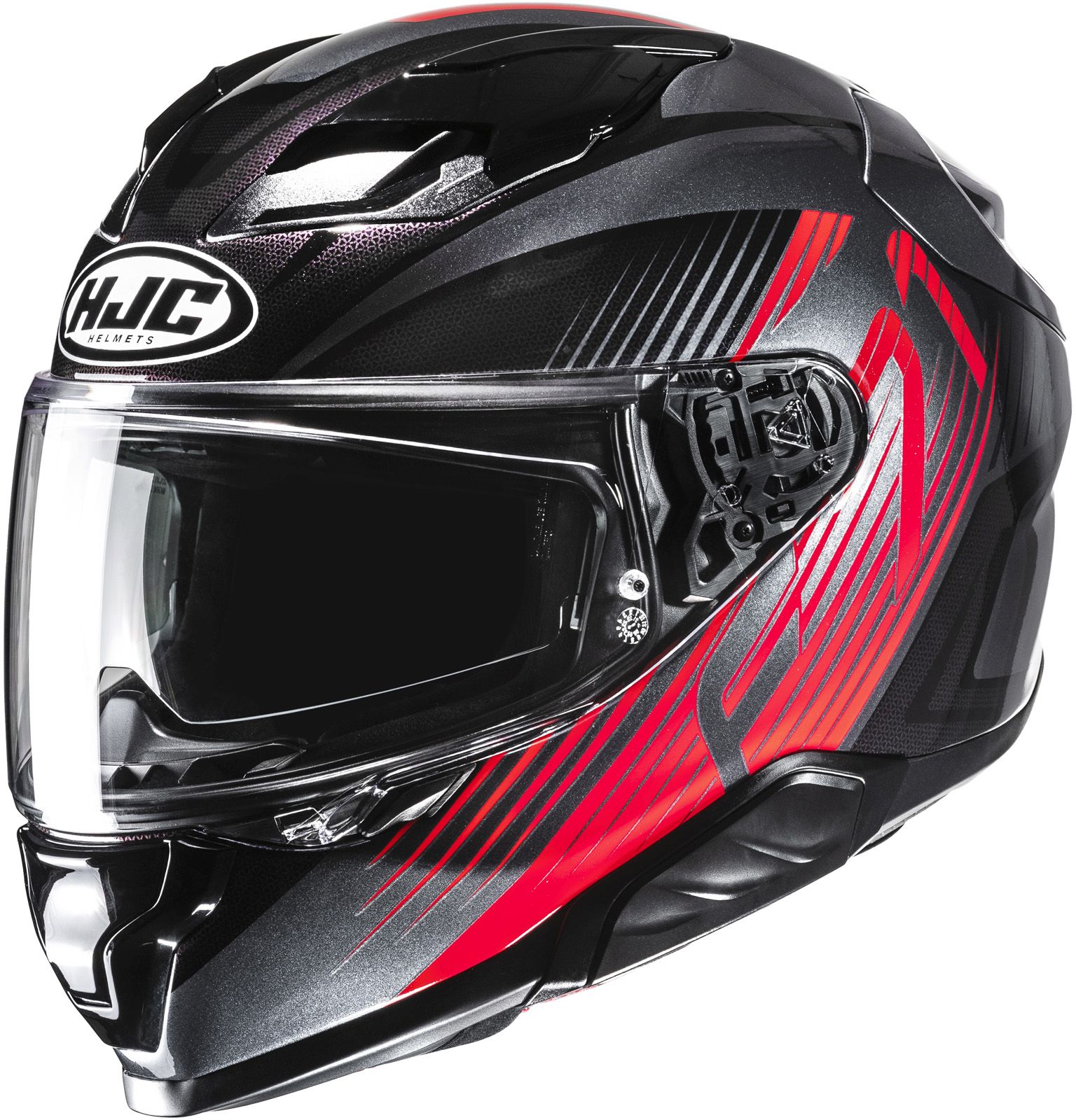 Integraalhelm HJC F71 Catos Zwart - Rood