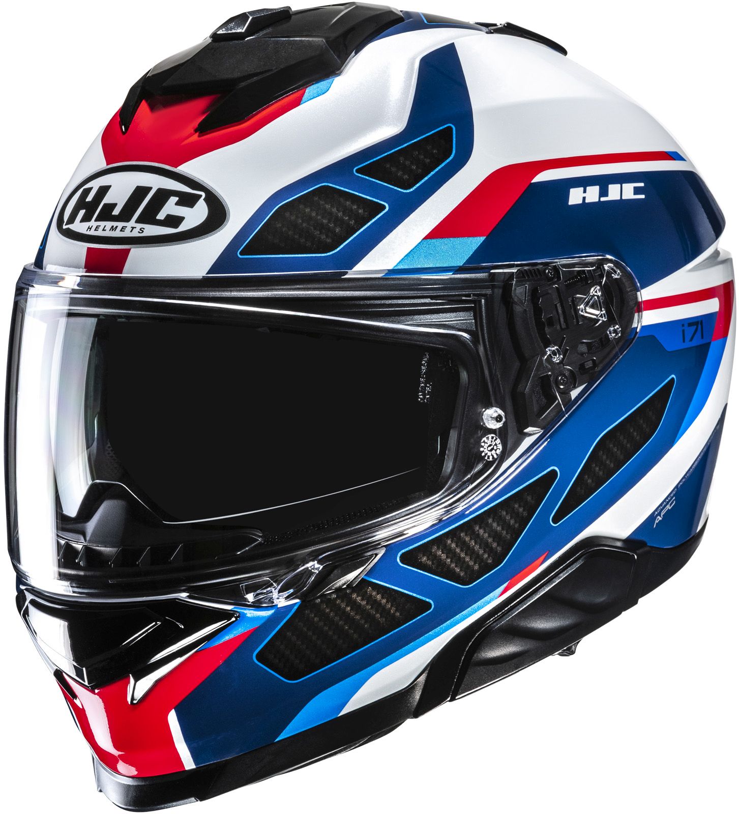 HJC i71 Zest White - Blue - Red