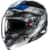 Casque modulable HJC RPHA-91 Madal Noir - Bleu