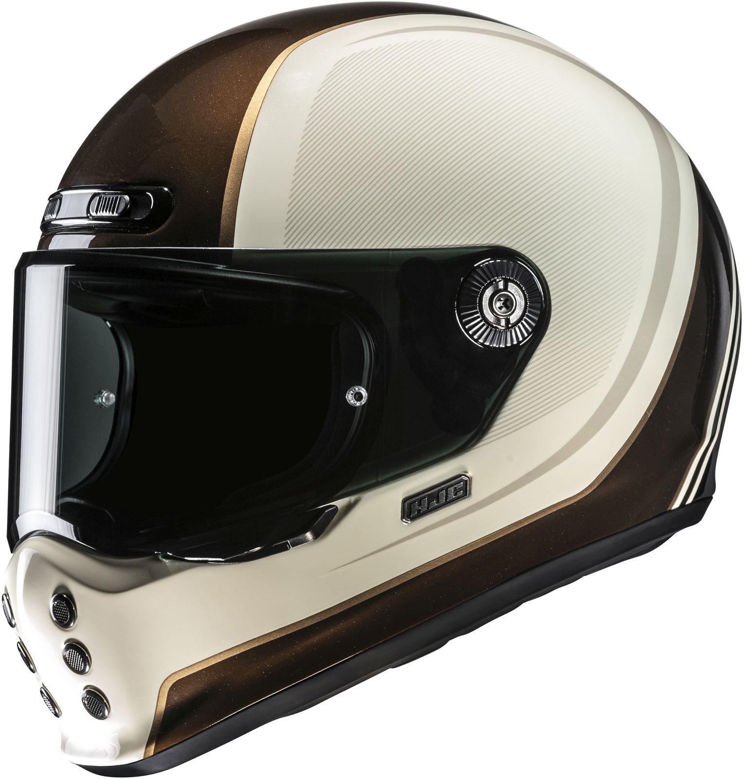 Casque intégral HJC V10 Hodu Blanc - Noir