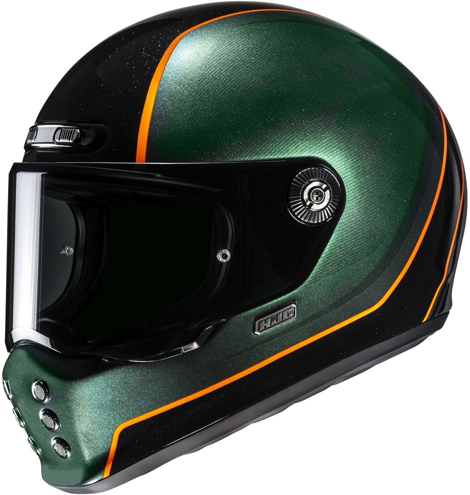 Casque intégral HJC V10 Hodu Vert - Noir