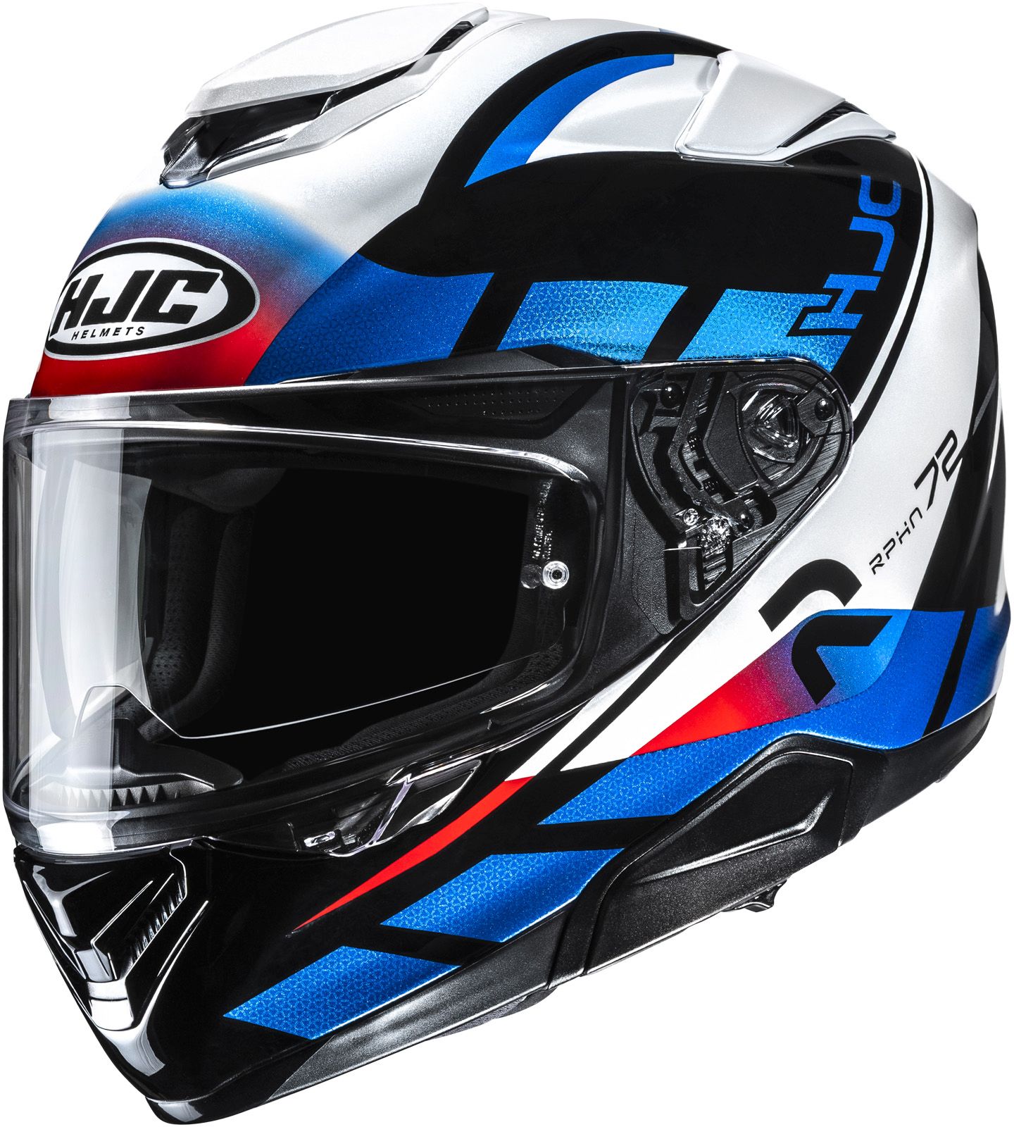 Casque intégral HJC RPHA-72 Value Noir - Blanc Bleu