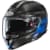 Casque modulable HJC RPHA-91 Carbon Elig Noir - Bleu