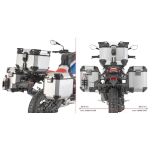 Motorcycle-specific mounts GIVI PLOS_CAM - Side cases holders PLOS5151CAM