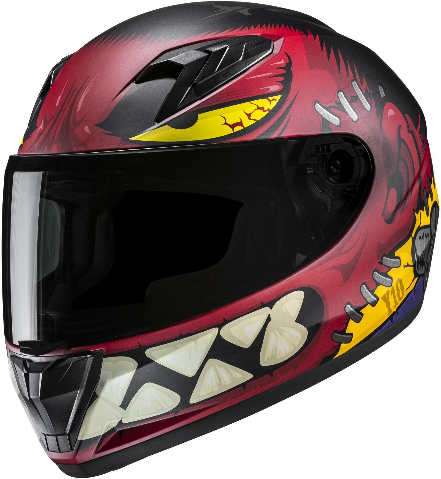 Children's motorcycle helmet HJC Y10 Frank Red - Black