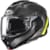 Casque modulable HJC F100 Carbon Stan Noir - Jaune