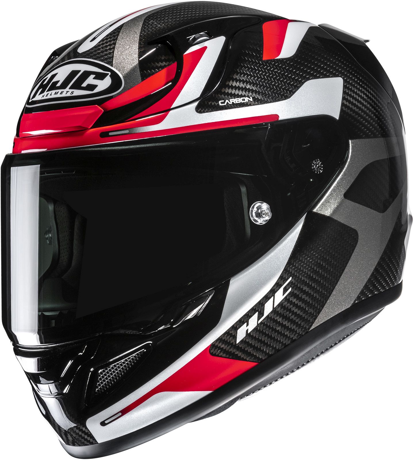 Integraalhelm HJC RPHA-12 Carbon Xentra Zwart - Rood