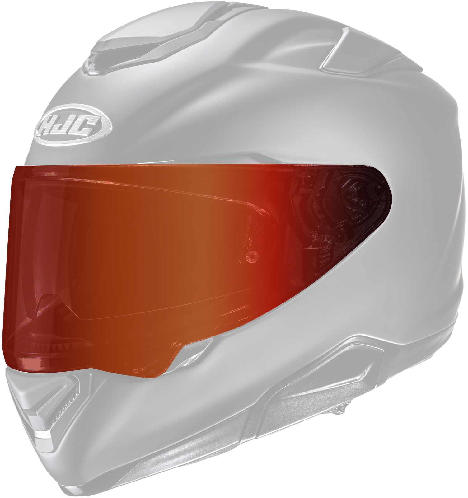 HJC Visière HJ-48 Pinlock préparé RST rouge