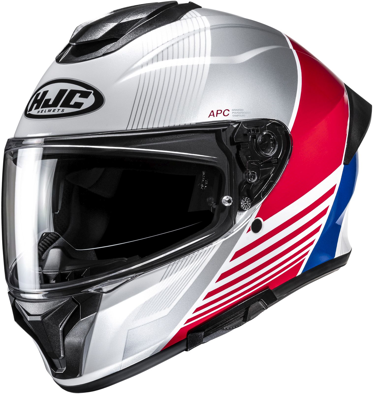 Casque intégral HJC C71 Morix Blanc - Rouge Bleu
