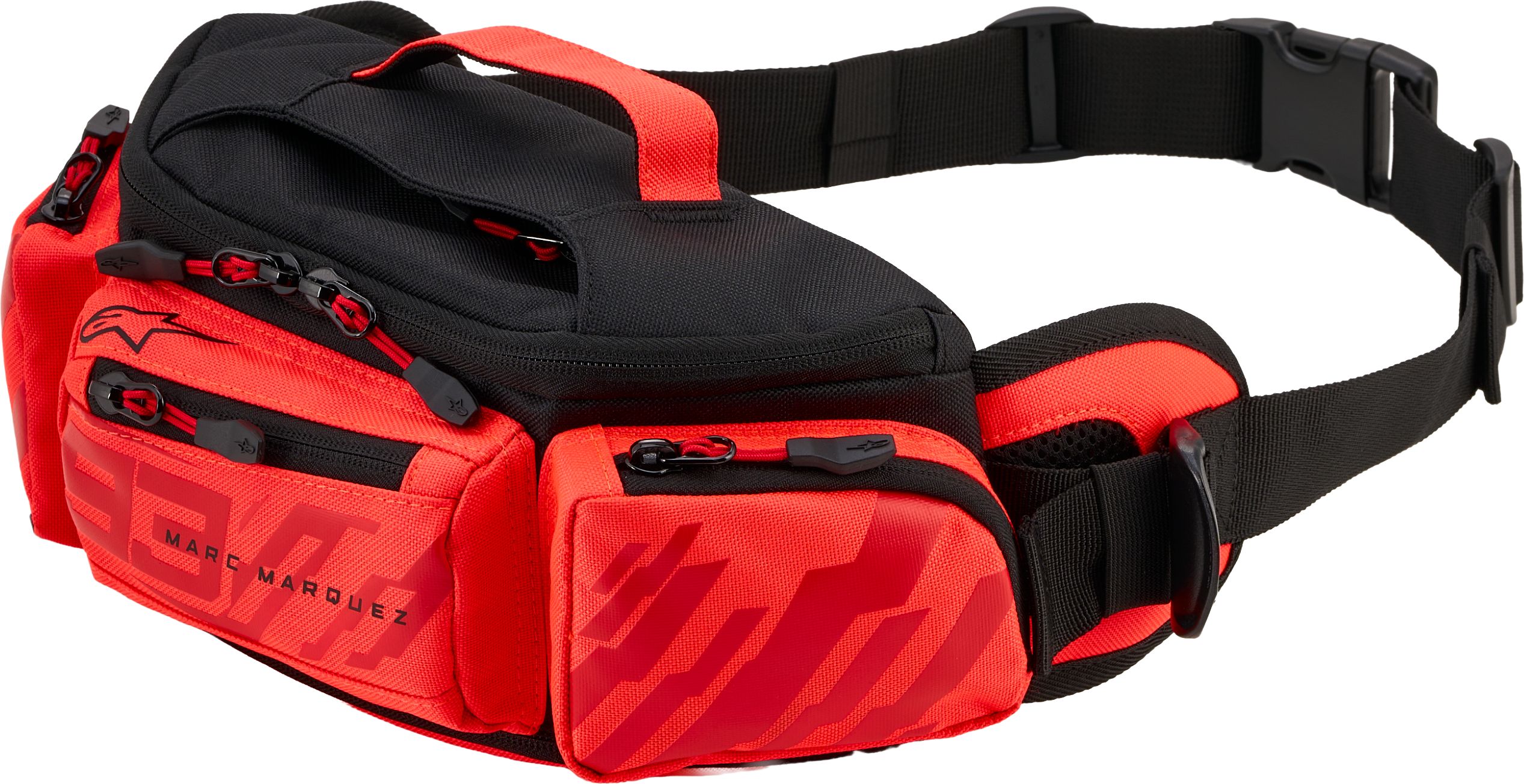 Sacs de hanche, jambe et poitrine ALPINESTARS MM93 Waist Bag Rouge Fluo-Rouge Vif-Noir