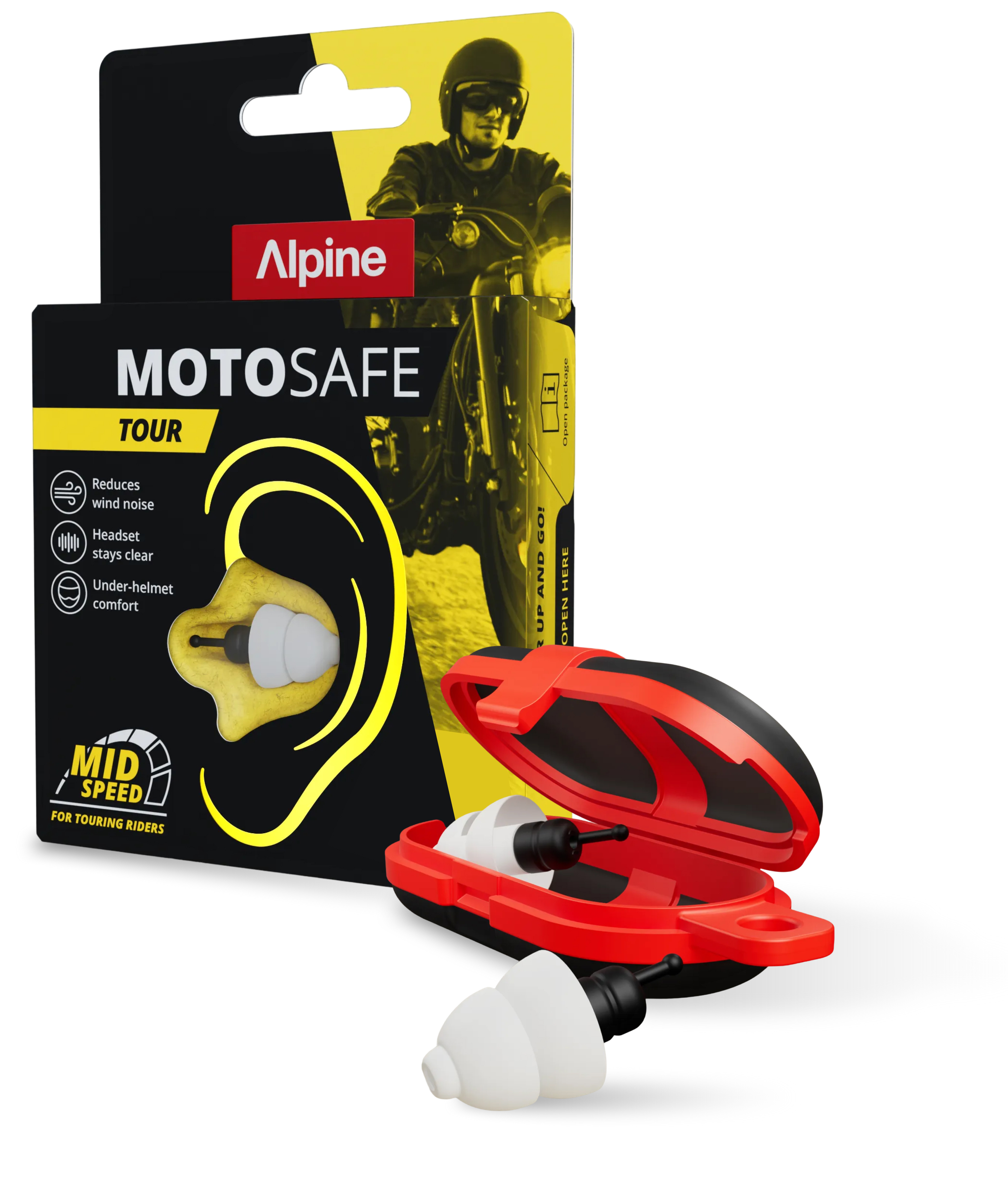 Bouchons d’oreille ALPINE MotoSafe Tour