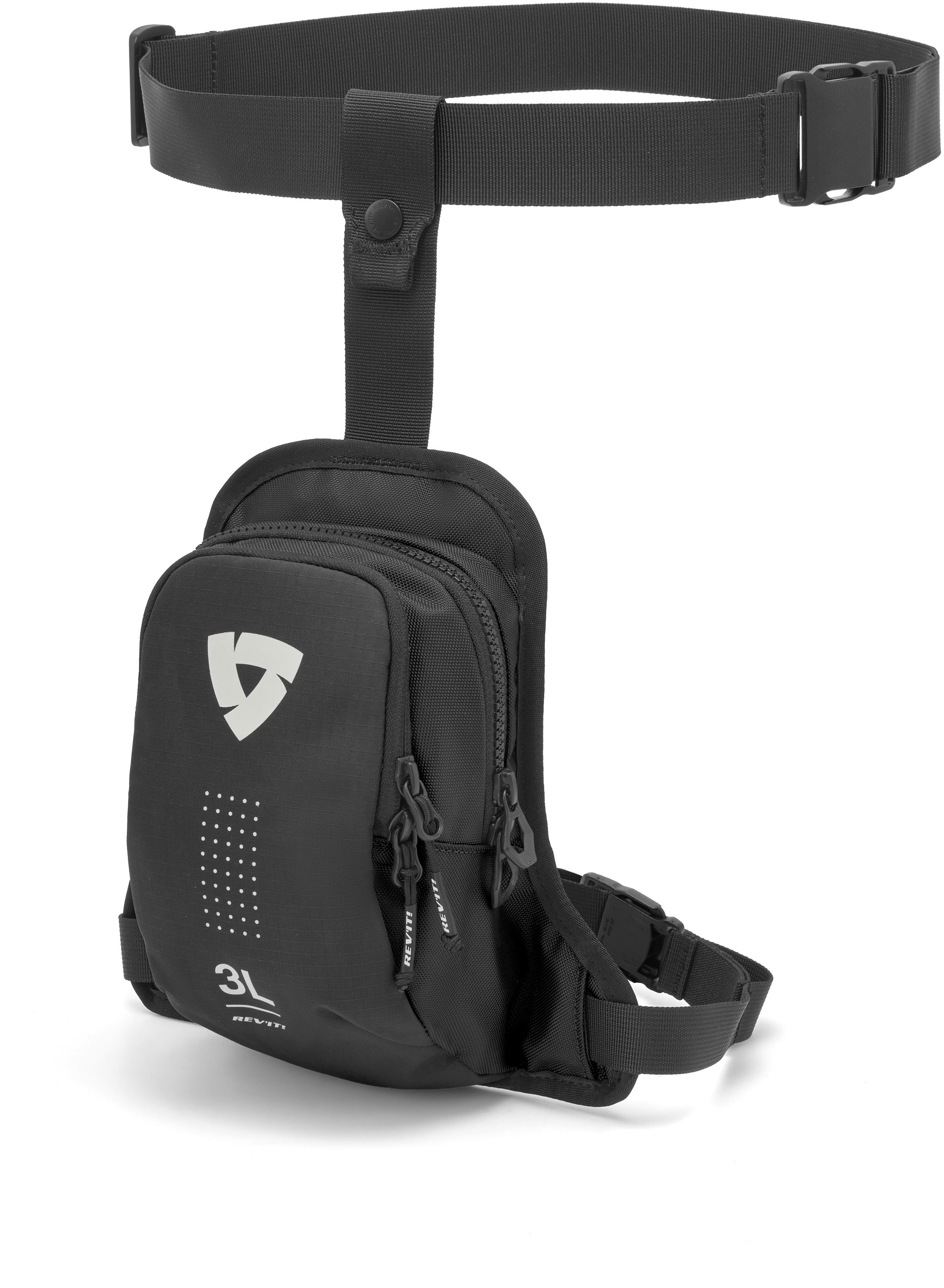 Sacs de hanche, jambe et poitrine REV'IT! Node Noir