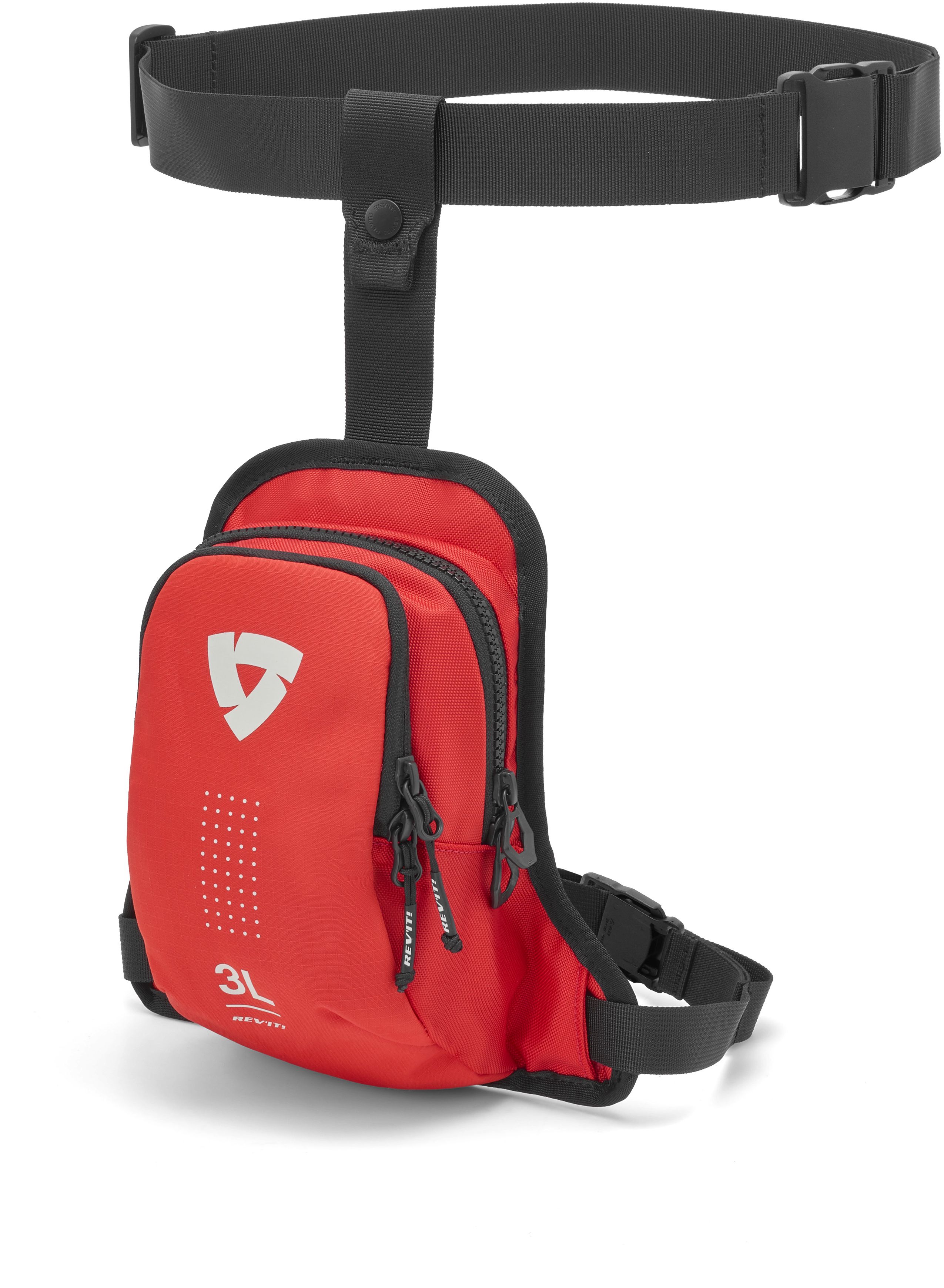 Heup-, been- en borsttassen REV'IT! Node Rood - Zwart